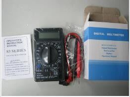 200m 200V 2000u Small Digital Multimeter , LCD Digital Multimeter