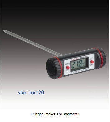 CE T Shape 200 Degree Digital Alarm Thermometer