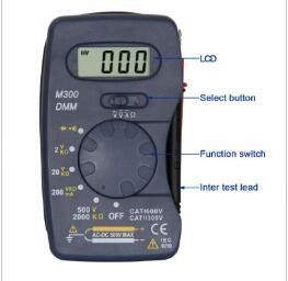 Digital Multimeter M300 Pocket-Size Multimeter
