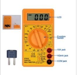 200m 200V 2000u Small Digital Multimeter , LCD Digital Multimeter