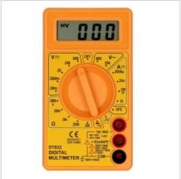 200m 200V 2000u Small Digital Multimeter , LCD Digital Multimeter