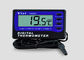Black 1.8F 1.5V AAA Digital Alarm Thermometer ,  Freezer Thermometer With Alarm