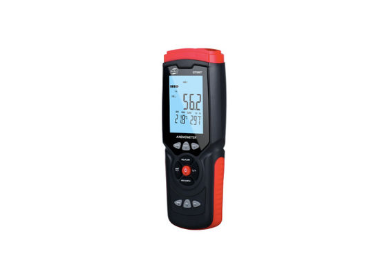 GT8907 Air Flow Anemometer Measurement Wind Speed , Temperature And Humidity